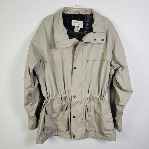 EDDIE BAUER LINED UTILITY JACKET - Picture 1 of 12